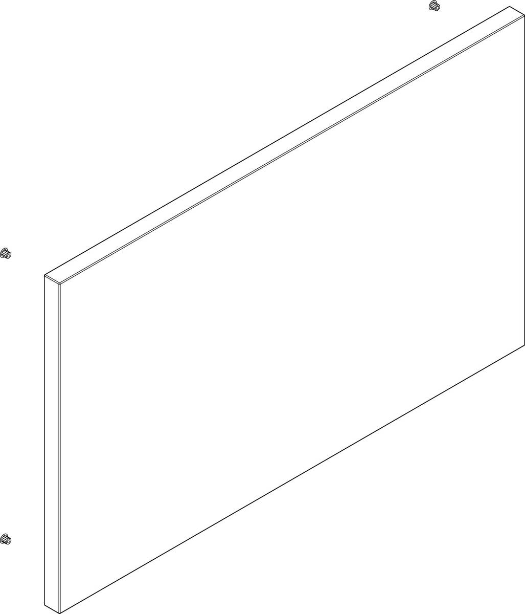 HANSGROHE Möbelfront #98030760 - Schiefergrau Matt