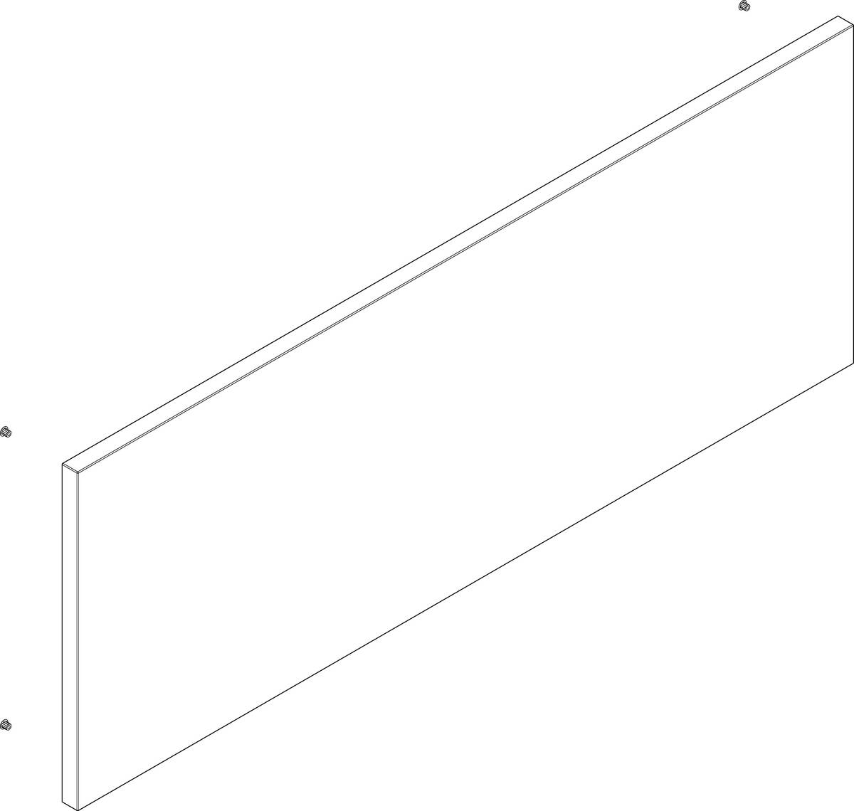 HANSGROHE Möbelfront #98035550 - Eiche Dunkel