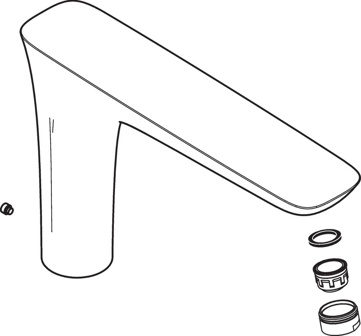 HANSGROHE Auslauf kpl. #95798000 - Chrom