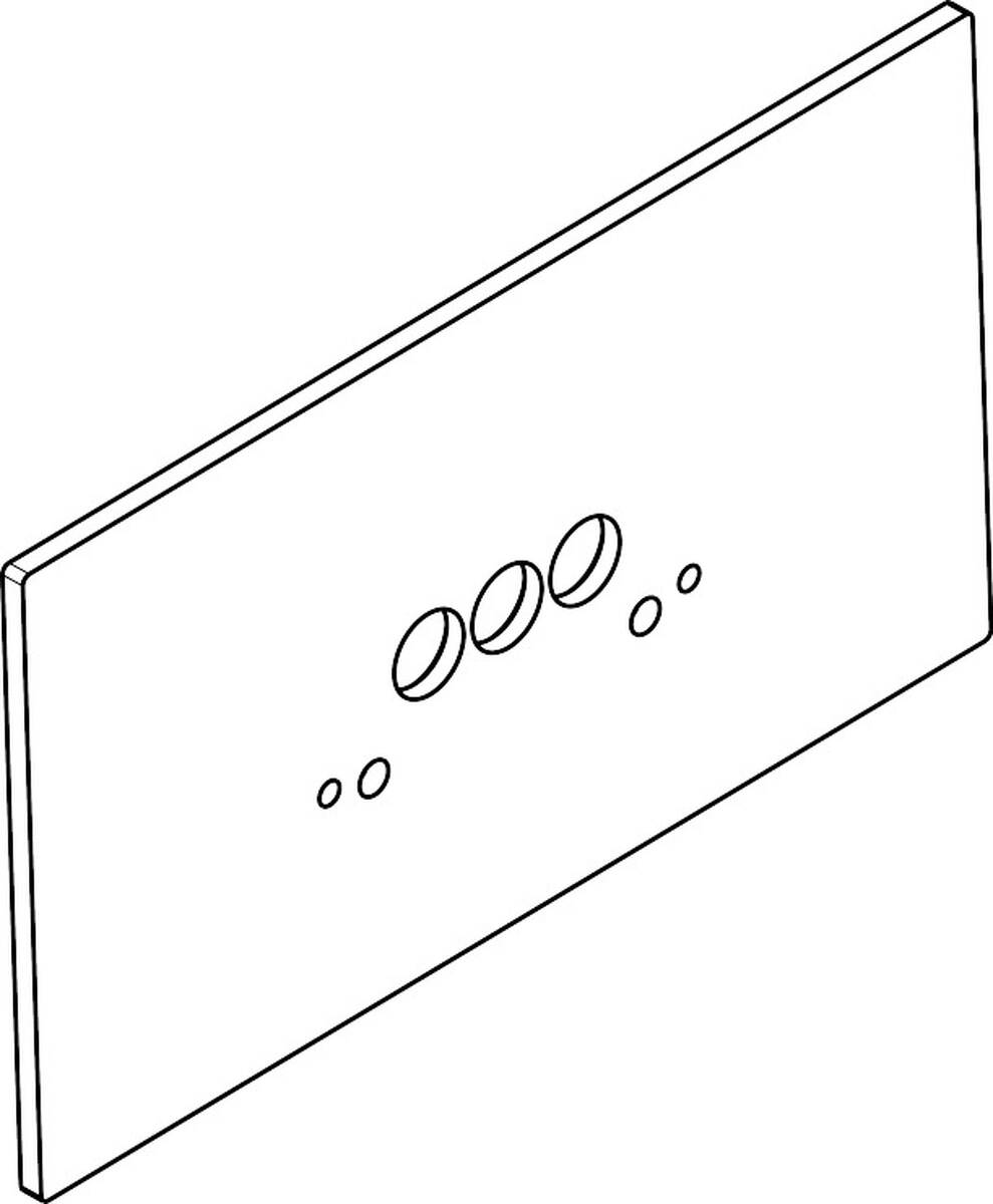 HANSGROHE Rosette #92557000 - Chrom