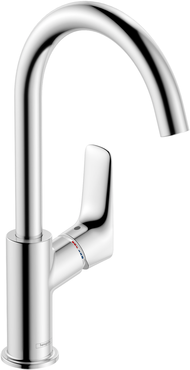 HANSGROHE Logis Einhebel-Waschtischmischer 210 mit Schwenkauslauf ohne Ablaufgarnitur #71131000 - Chrom
