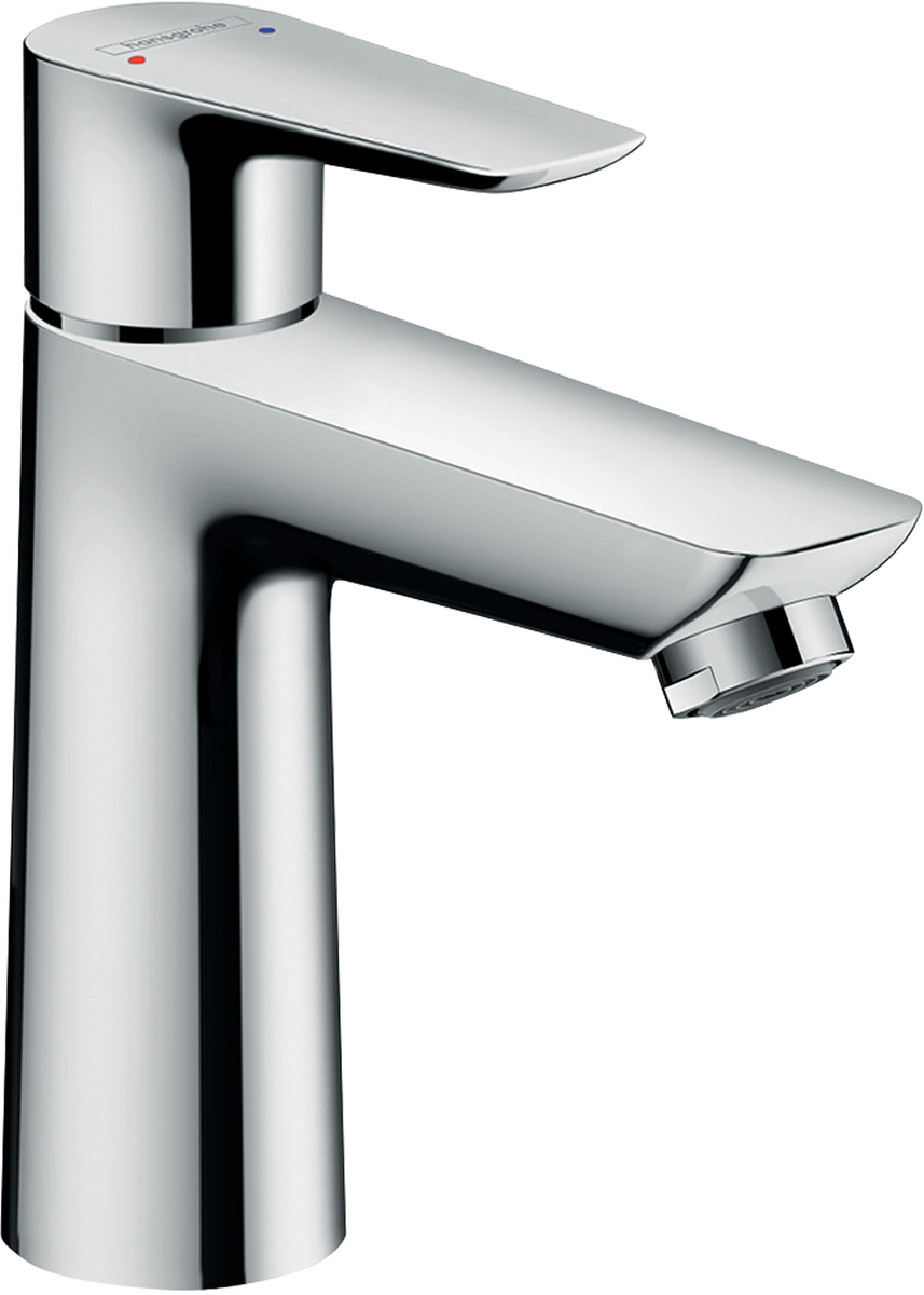 HANSGROHE Talis E Einhebel-Waschtischmischer 110 mit Zugstangen-Ablaufgarnitur #71710000 - Chrom