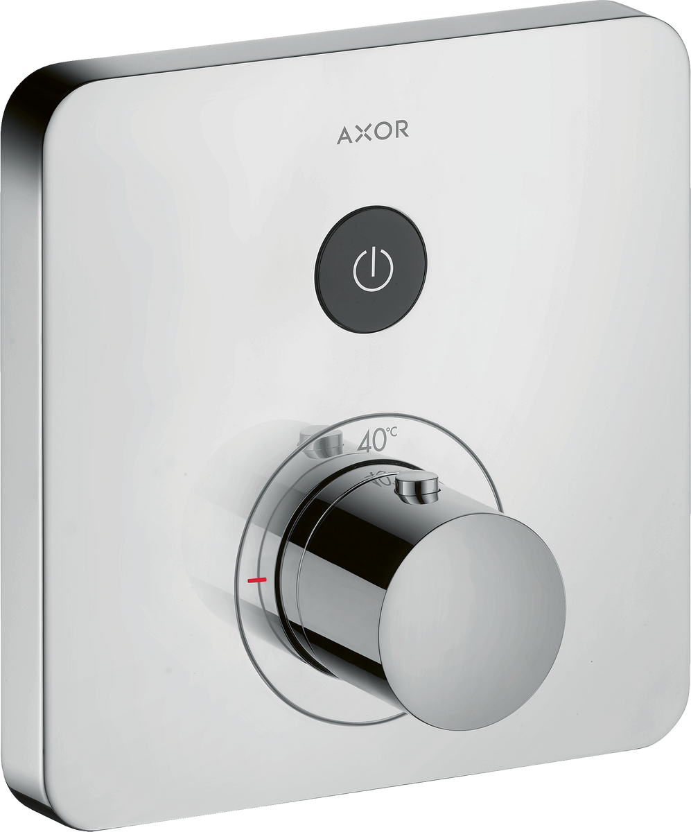 HANSGROHE AXOR ShowerSelect Thermostat Unterputz softsquare 1 Verbraucher #36705000 - Chrom