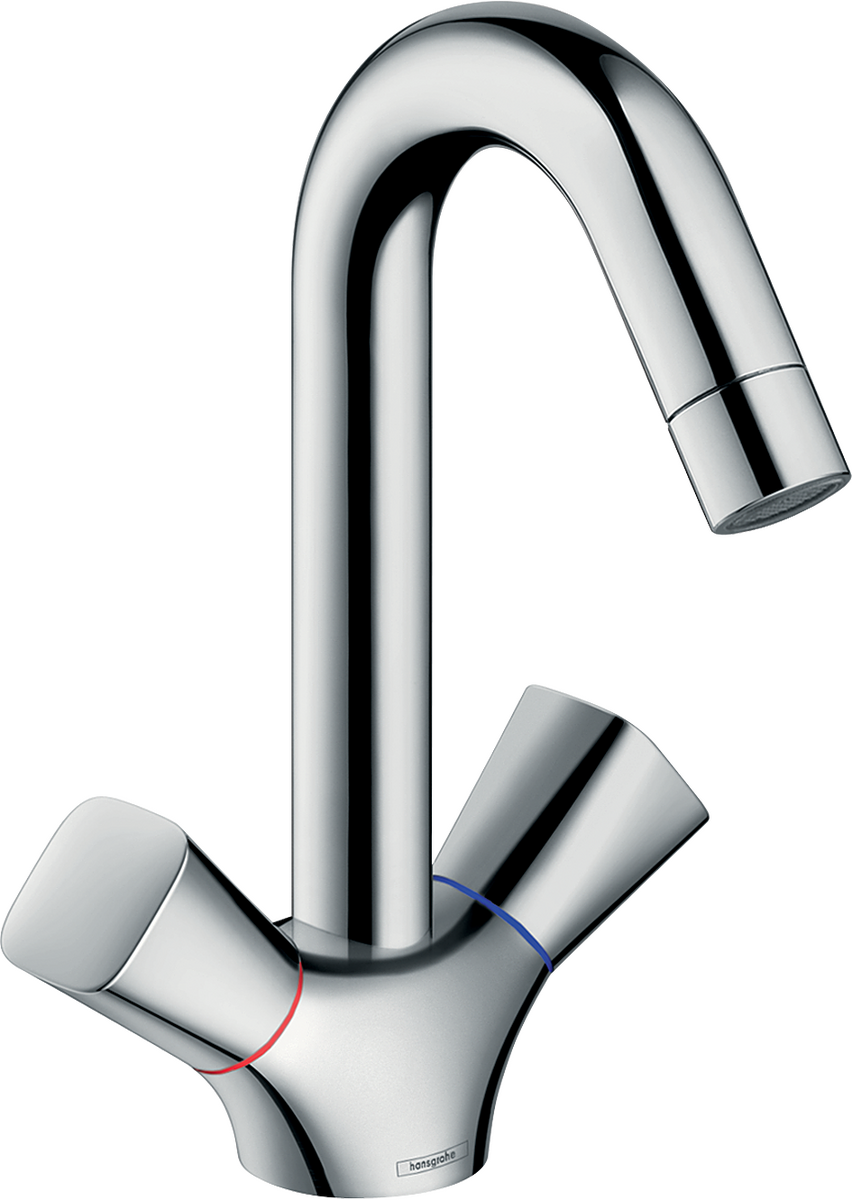 HANSGROHE Logis 2-Griff Waschtischarmatur 150 ohne Ablaufgarnitur #71221000 - Chrom