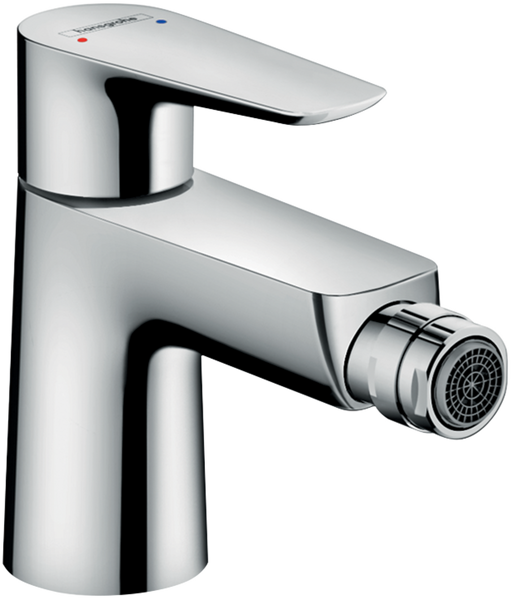 HANSGROHE Talis E Einhebel-Bidetmischer mit Push-Open Ablaufgarnitur #71721000 - Chrom