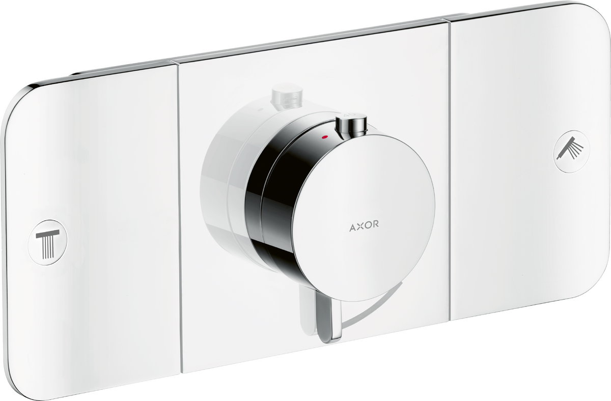 HANSGROHE AXOR One Thermostatmodul Unterputz für 2 Verbraucher #45712000 - Chrom