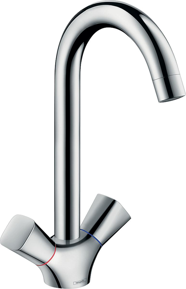HANSGROHE Logis M31 2-Griff Küchenmischer 220, 1jet #71280000 - Chrom