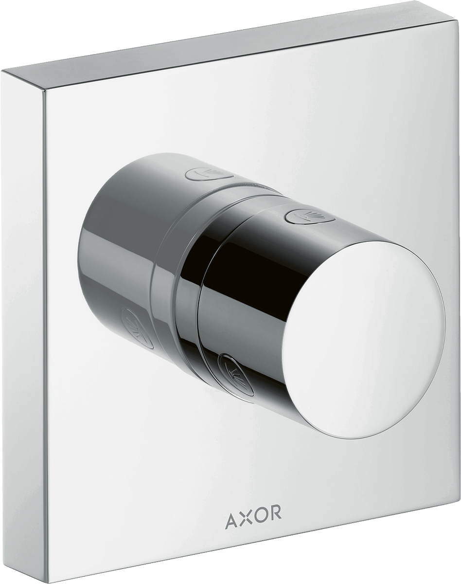 HANSGROHE AXOR ShowerSolutions Ab- und Umstellventil Trio/ Quattro 120/120 Unterputz #10932000 - Chrom