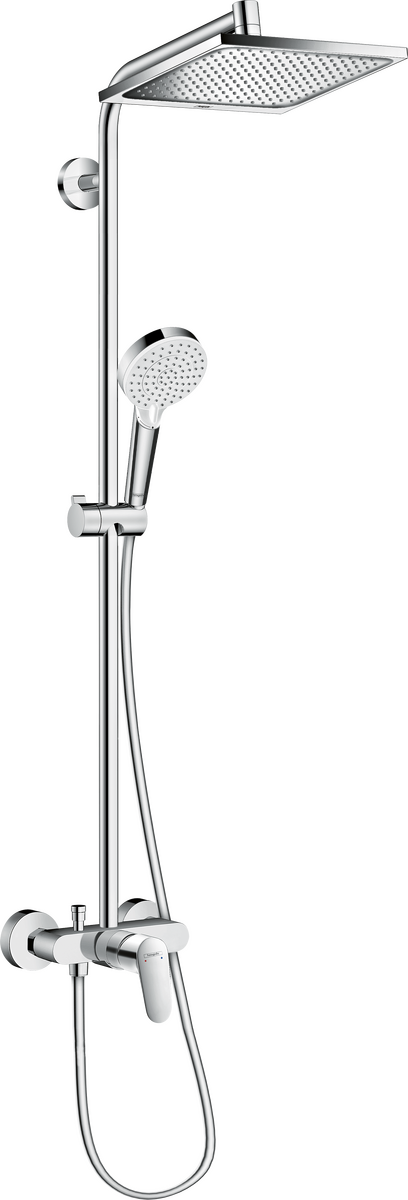 HANSGROHE Crometta E Showerpipe 240 1jet mit Einhebelmischer #27284000 - Chrom