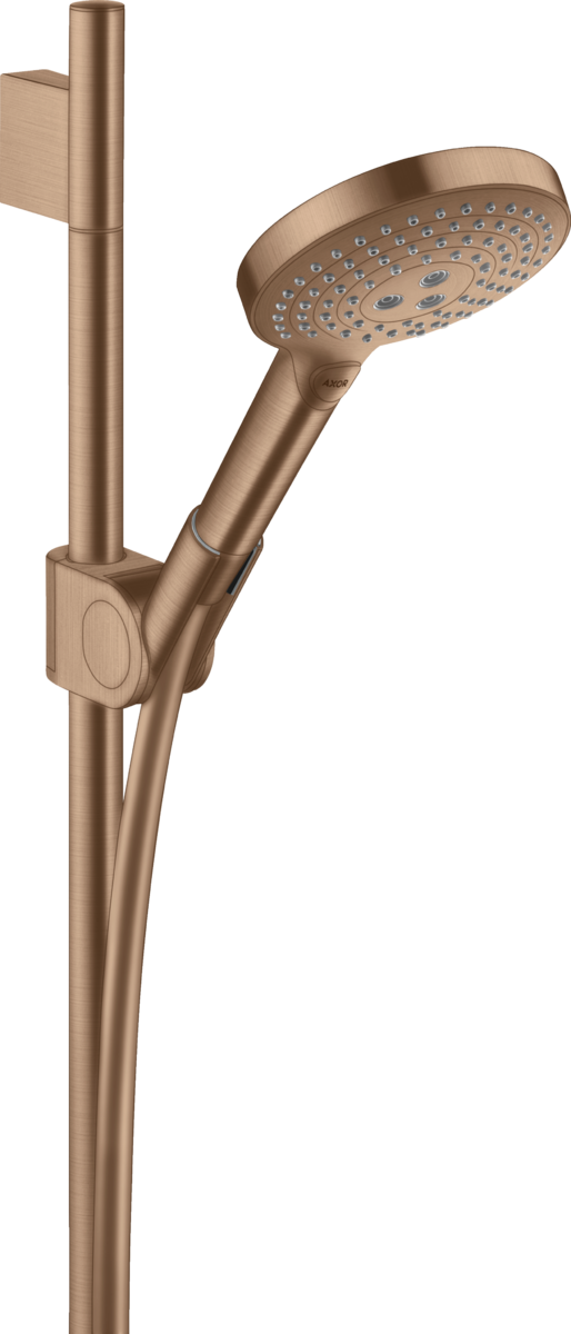 HANSGROHE AXOR Uno Brauseset 0,90 m mit Handbrause 120 3jet #27987310 - Brushed Red Gold