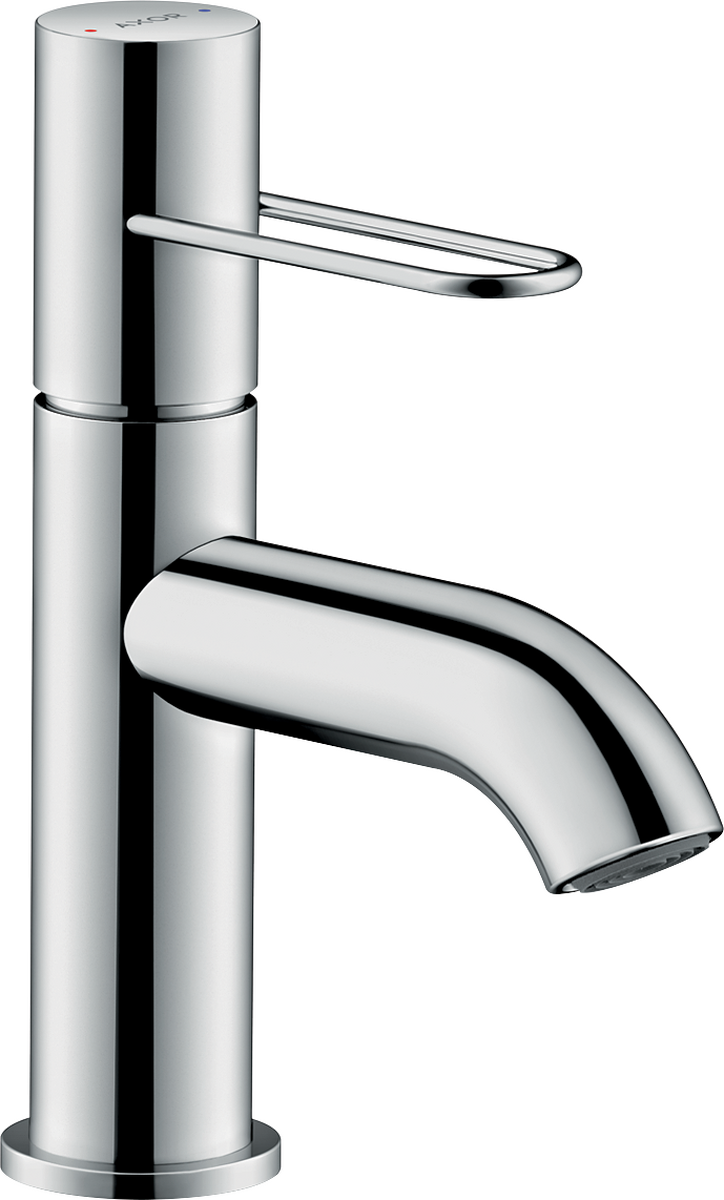 HANSGROHE AXOR Uno Einhebel-Waschtischmischer 70 mit Bügelgriff und Ablaufgarnitur #38021000 - Chrom
