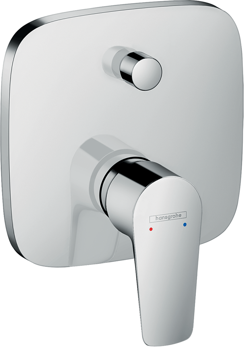 HANSGROHE Talis E Einhebel-Wannenmischer Unterputz mit integrierter Sicherungskombination nach EN1717 für iBox universal #71474000 - Chrom