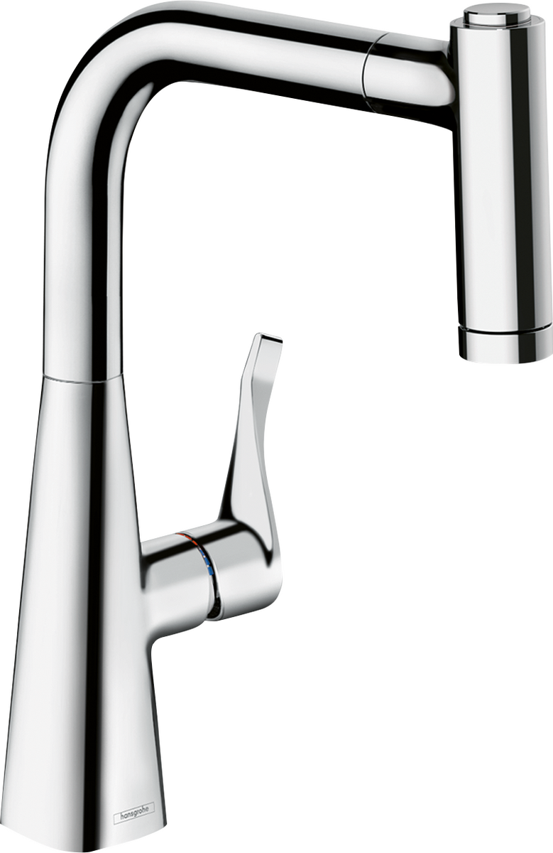 HANSGROHE Metris M71 Einhebel-Küchenmischer 220, Ausziehbrause, 2jet #14834000