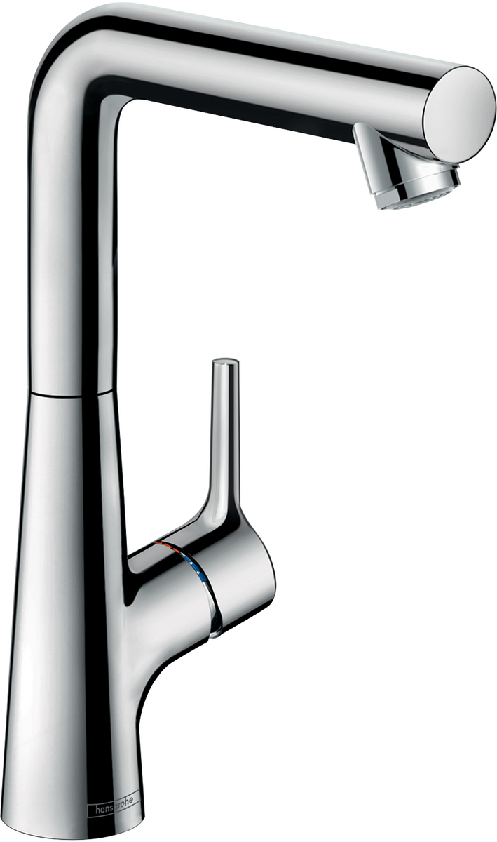 HANSGROHE Talis S Einhebel-Waschtischmischer 210 mit Schwenkauslauf und Zugstangen-Ablaufgarnitur #72105000