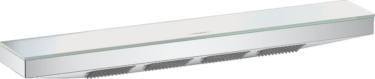 HANSGROHE Rainfinity Schulterbrause 500 1jet mit Duschablage #26243000 - Chrom