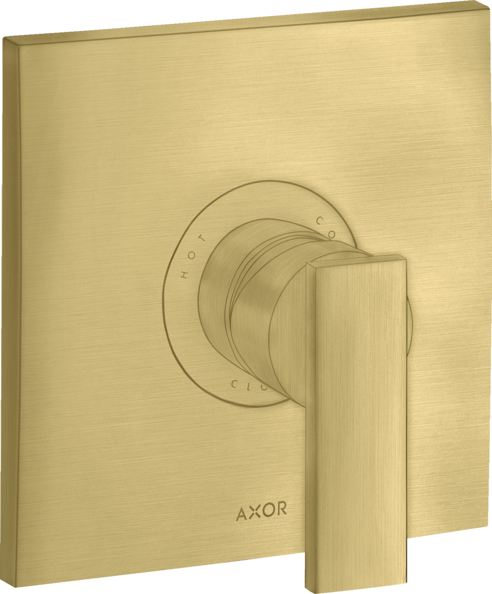 HANSGROHE AXOR Citterio Einhebel-Brausemischer Unterputz mit Hebelgriff #39655950 - Brushed Brass