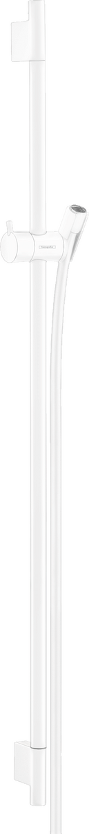 HANSGROHE Unica Brausestange S Puro 90 cm mit Isiflex Brauseschlauch 160 cm #28631700 - Mattweiß