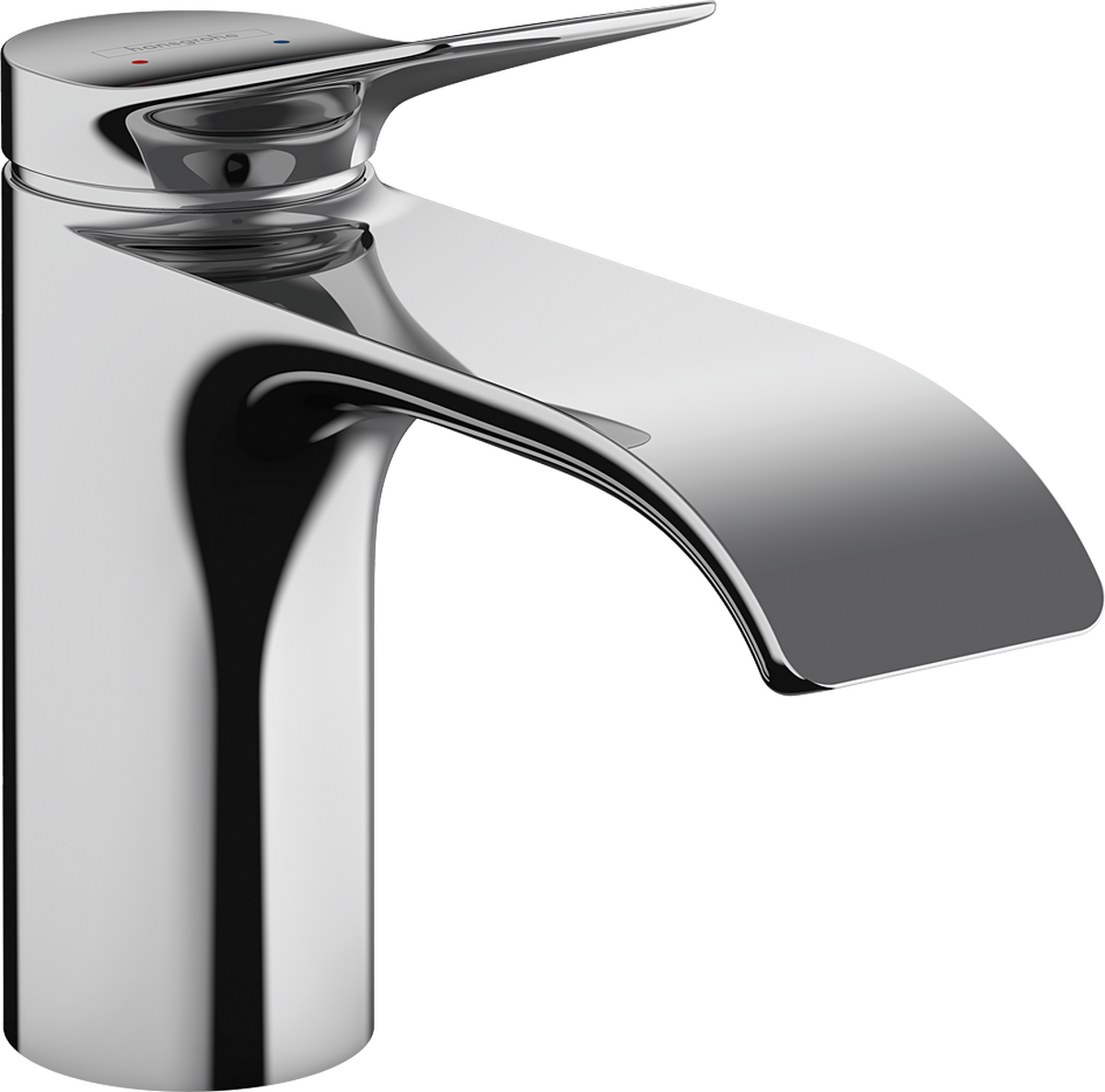 HANSGROHE Vivenis Einhebel-Waschtischmischer 80 mit Zugstangen-Ablaufgarnitur #75010000 - Chrom