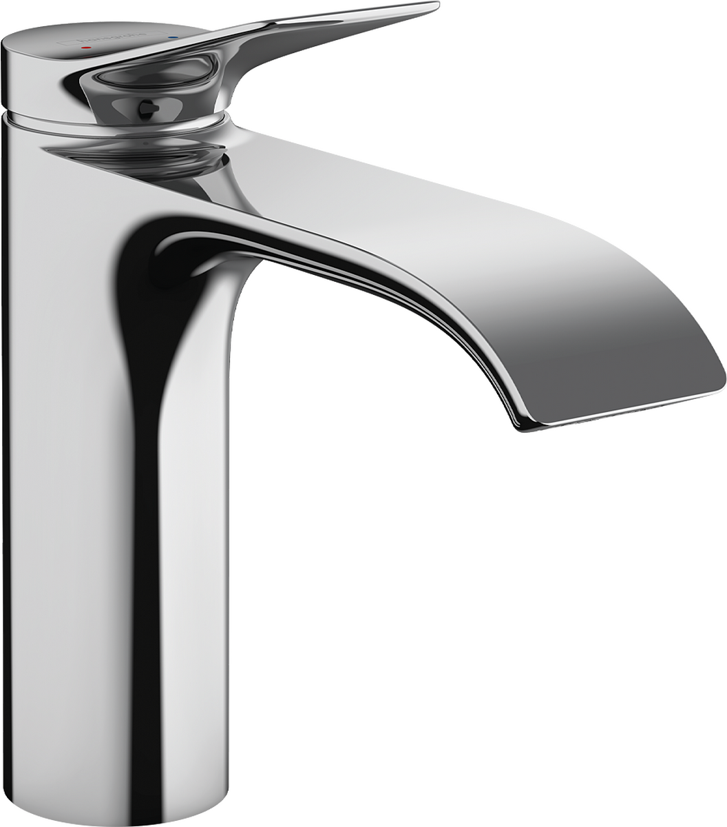 HANSGROHE Vivenis Einhebel-Waschtischmischer 110 mit Zugstangen-Ablaufgarnitur #75020000 - Chrom