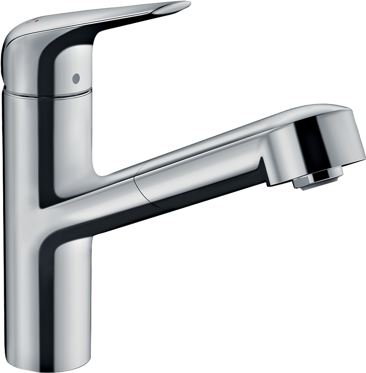 HANSGROHE Focus M42 Einhebel-Küchenmischer 150, Ausziehauslauf, 1jet #71814000 - Chrom