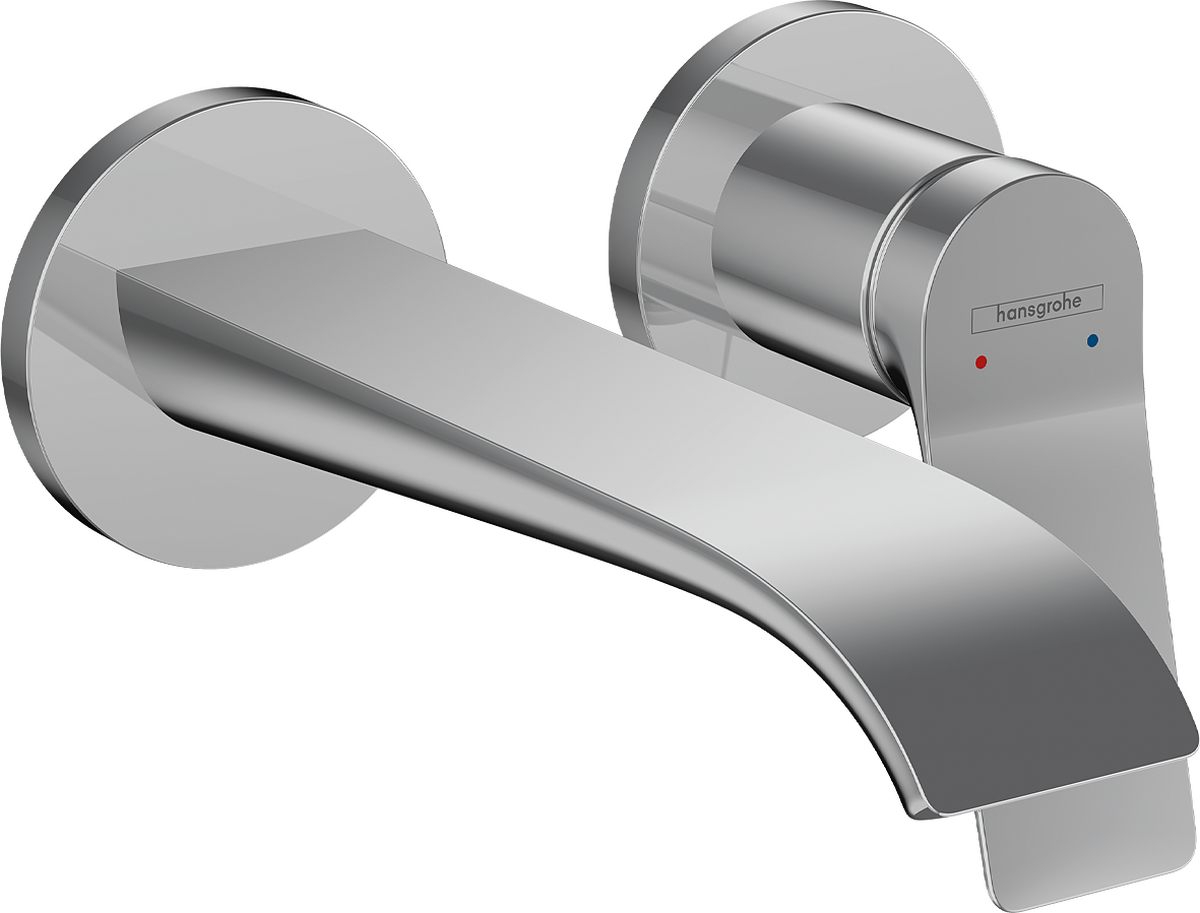 HANSGROHE Vivenis Einhebel-Waschtischmischer Unterputz für Wandmontage mit Auslauf 19,2 cm #75050000 - Chrom