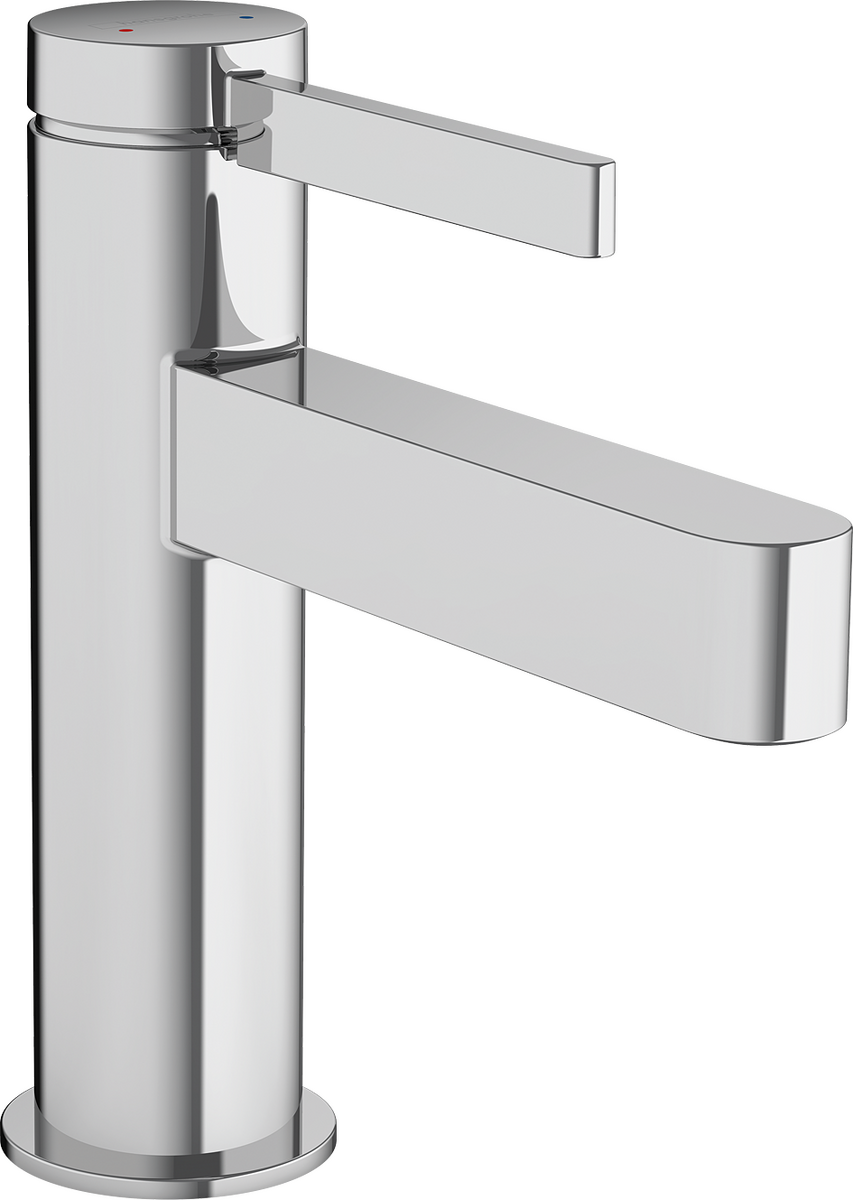 HANSGROHE Finoris Einhebel-Waschtischmischer 100 mit Push-Open Ablaufgarnitur #76010000 - Chrom