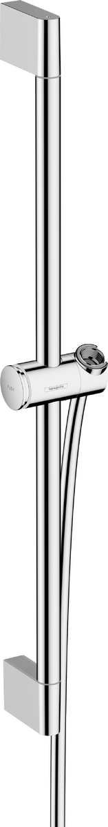 HANSGROHE Unica Brausestange Pulsify S 65 cm mit Push Handbrausehalter und Isiflex Brauseschlauch 160 cm #24400000 - Chrom