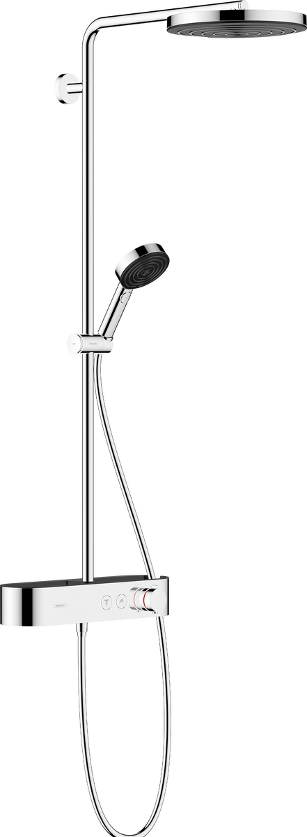 HANSGROHE Pulsify S Showerpipe 260 1jet mit ShowerTablet Select 400 #24220000 - Chrom