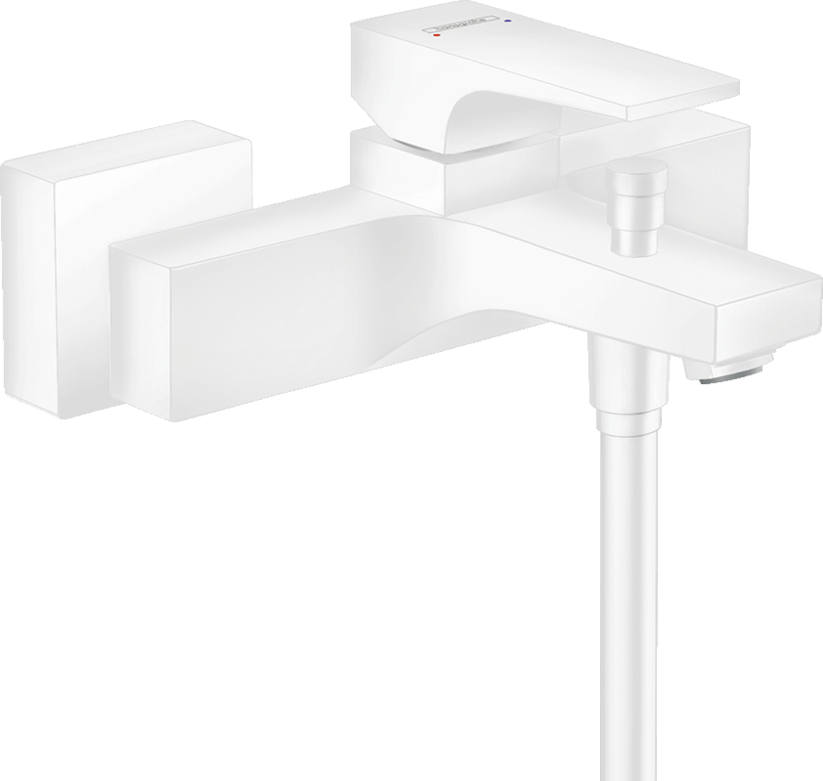 HANSGROHE Metropol Einhebel-Wannenmischer Aufputz mit Hebelgriff #32540700 - Mattweiß