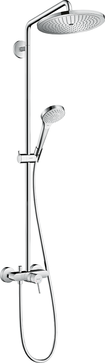 HANSGROHE Croma Select S Showerpipe 280 1jet mit Einhebelmischer #26791000 - Chrom