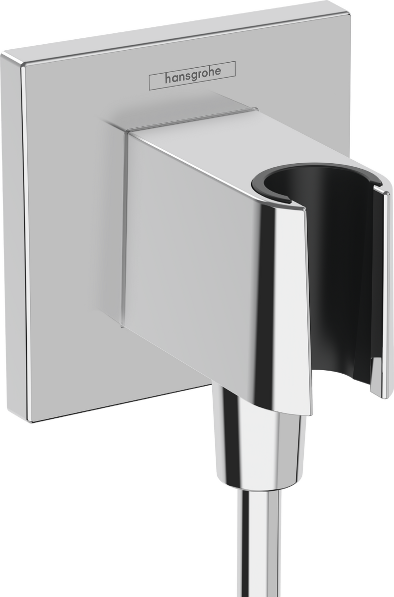 HANSGROHE FixFit E Wandanschluss mit Brausehalter #26889000 - Chrom