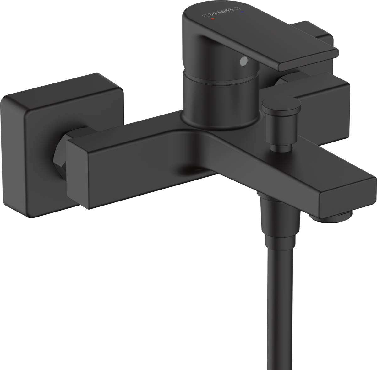 HANSGROHE Vernis Shape Einhebel-Wannenmischer Aufputz #71450670 - Mattschwarz