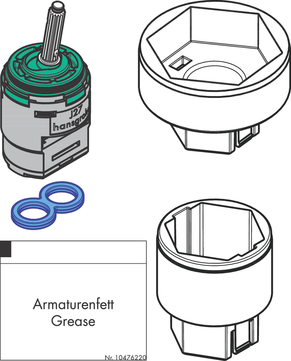HANSGROHE Kartusche kpl. #96783000