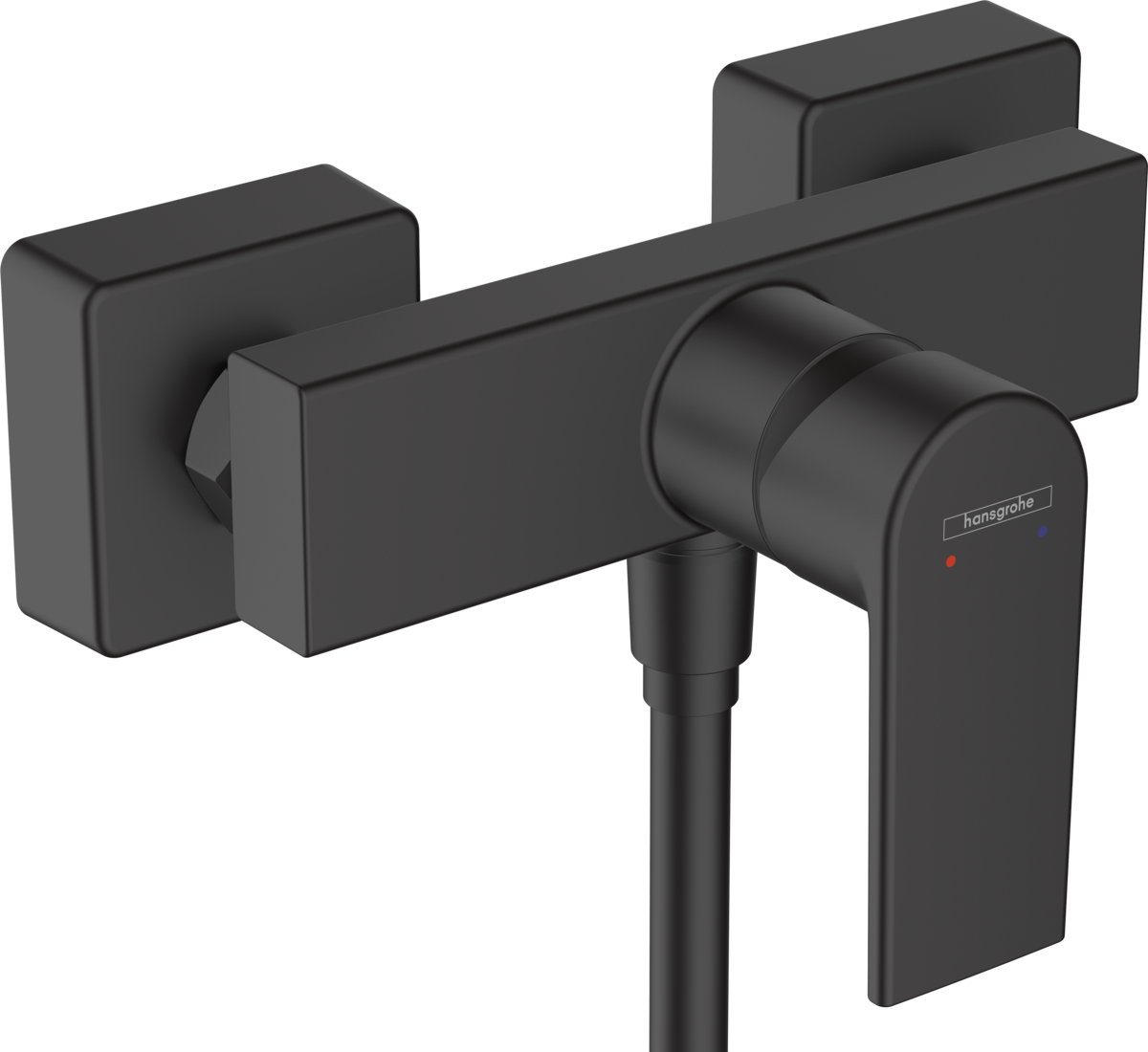 HANSGROHE Vernis Shape Einhebel-Brausemischer Aufputz #71650670 - Mattschwarz