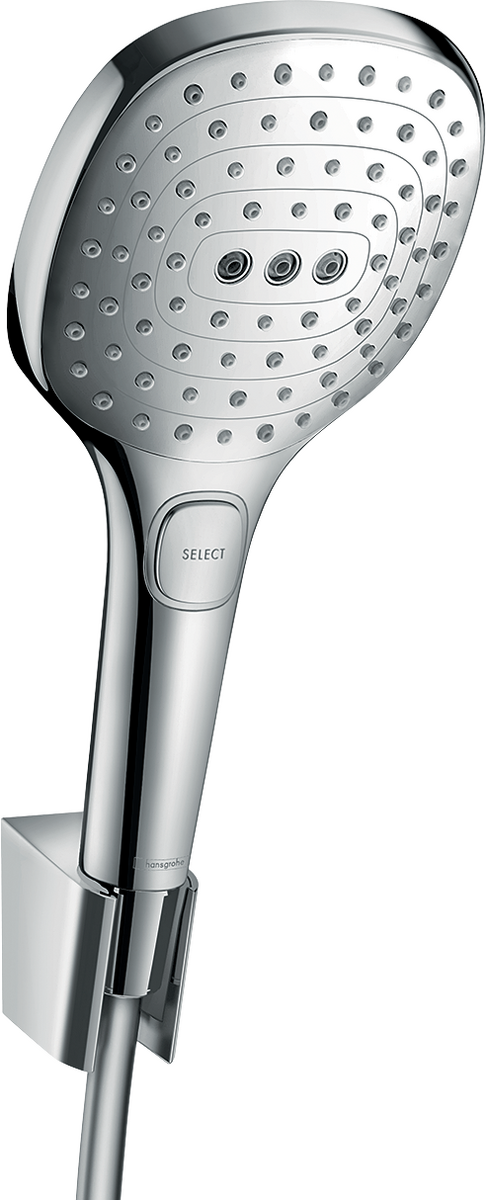 HANSGROHE Raindance Select E Brausehalterset 120 3jet mit Brauseschlauch 125 cm #26700000 - Chrom