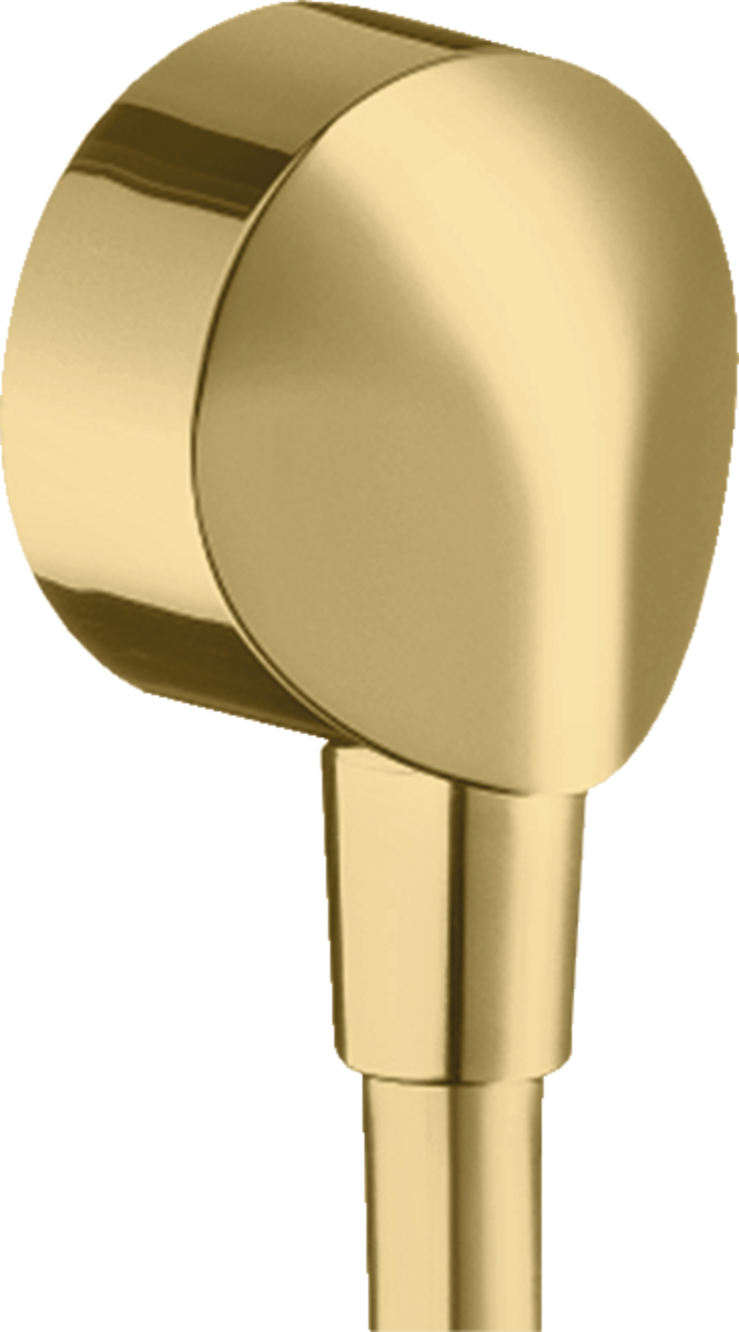 HANSGROHE FixFit Wandanschluss E ohne Rückflussverhinderer #27454990 - Polished Gold Optic