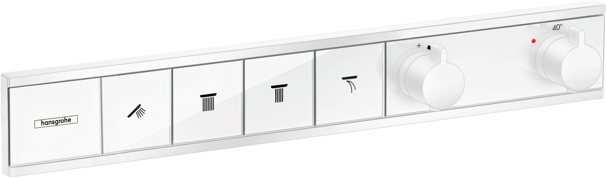 HANSGROHE RainSelect Thermostat Unterputz für 4 Verbraucher #15382700 - Mattweiß