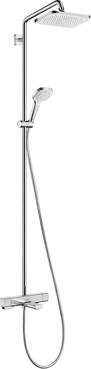 HANSGROHE Croma E Showerpipe 280 1jet mit Wannenthermostat #27687000 - Chrom