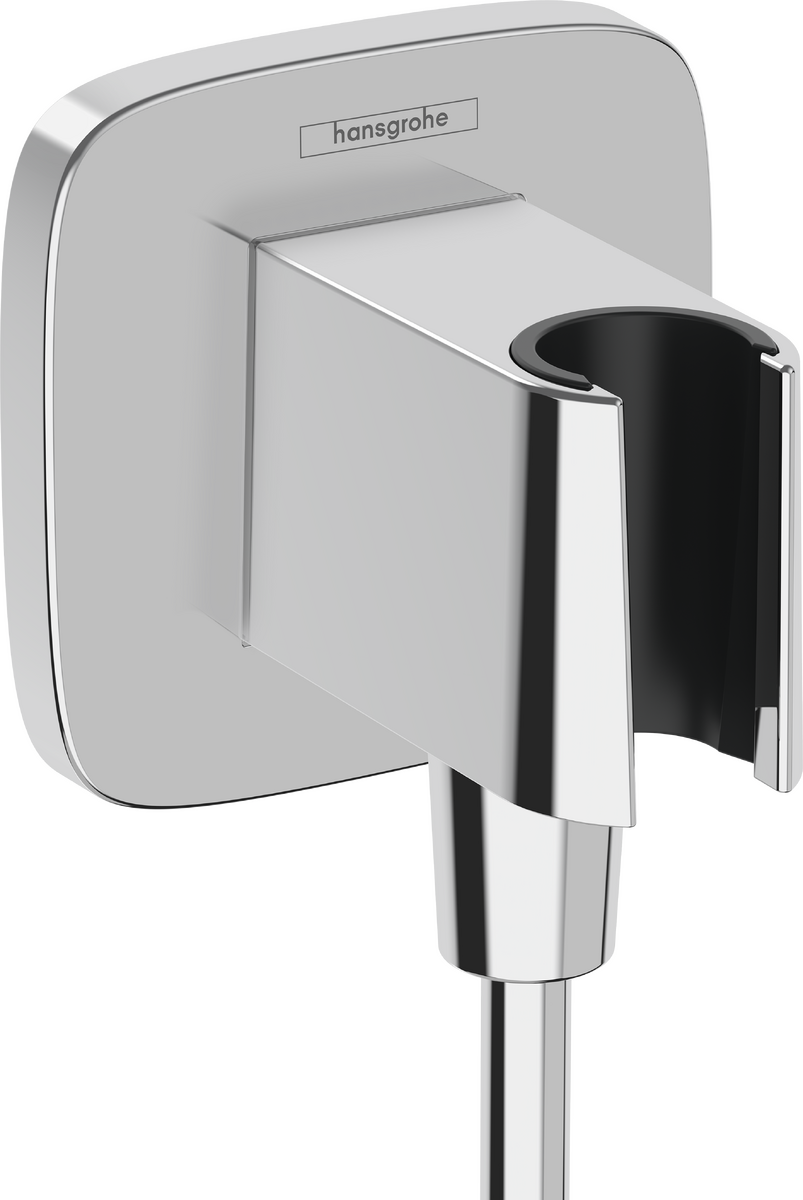 HANSGROHE FixFit Q Wandanschluss mit Brausehalter #26887000 - Chrom