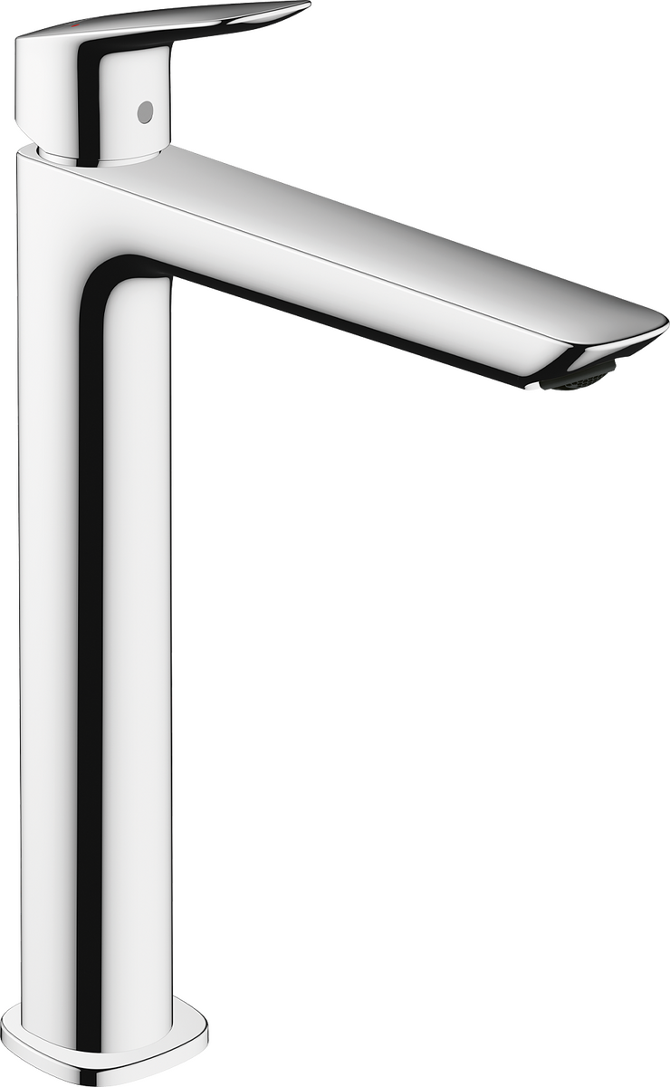 HANSGROHE Logis Einhebel-Waschtischmischer 240 Fine für Aufsatzwaschtische mit Zugstangen-Ablaufgarnitur #71257000 - Chrom
