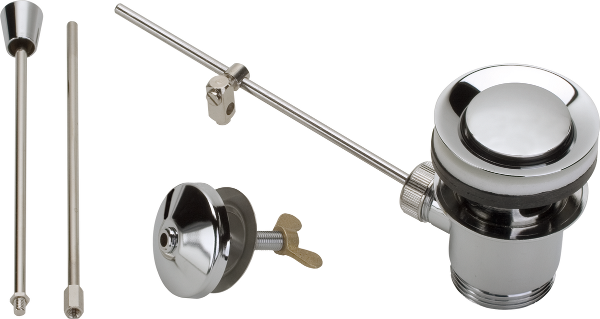 HANSGROHE Zugstangen-Ablaufgarnitur G 1¼ für Waschtisch- und Bidetmischer #51350000