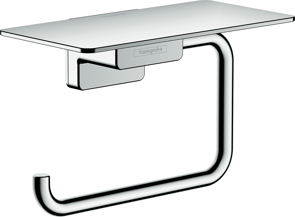 HANSGROHE AddStoris Q Toilettenpapierhalter mit Ablage #41772000 - Chrom