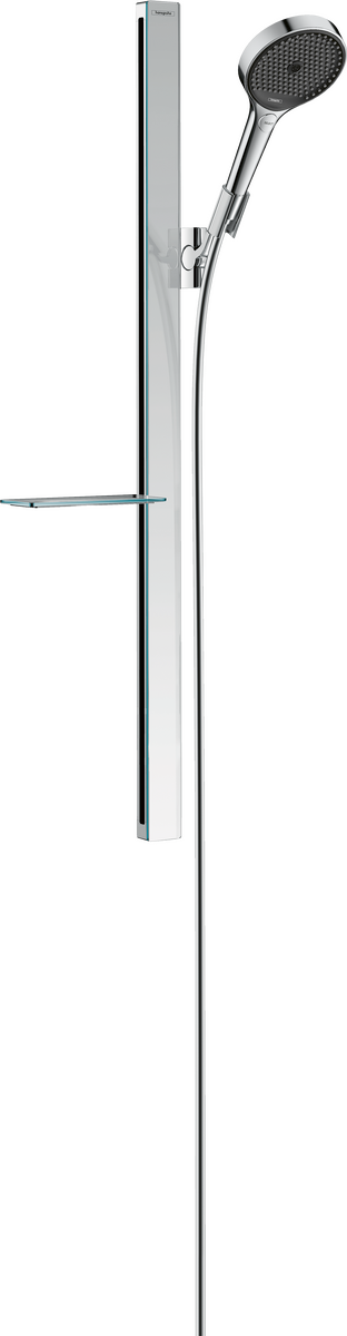 HANSGROHE Rainfinity Brauseset 130 3jet mit Brausestange 90 cm und Ablage #27671000 - Chrom
