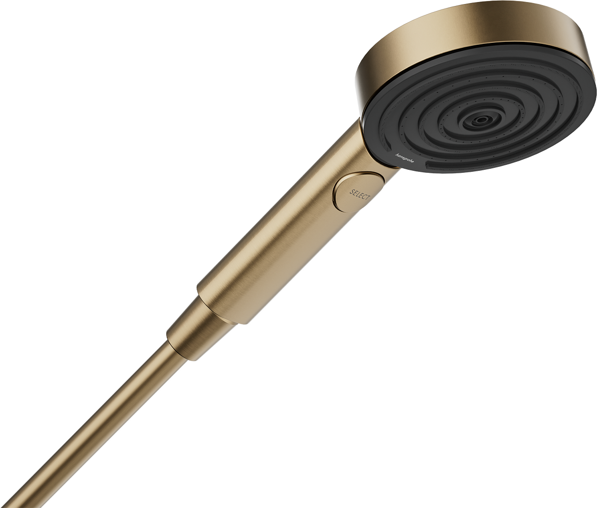 HANSGROHE Pulsify Select S Handbrause 105 3jet Relaxation #24110140 - Brushed Bronze