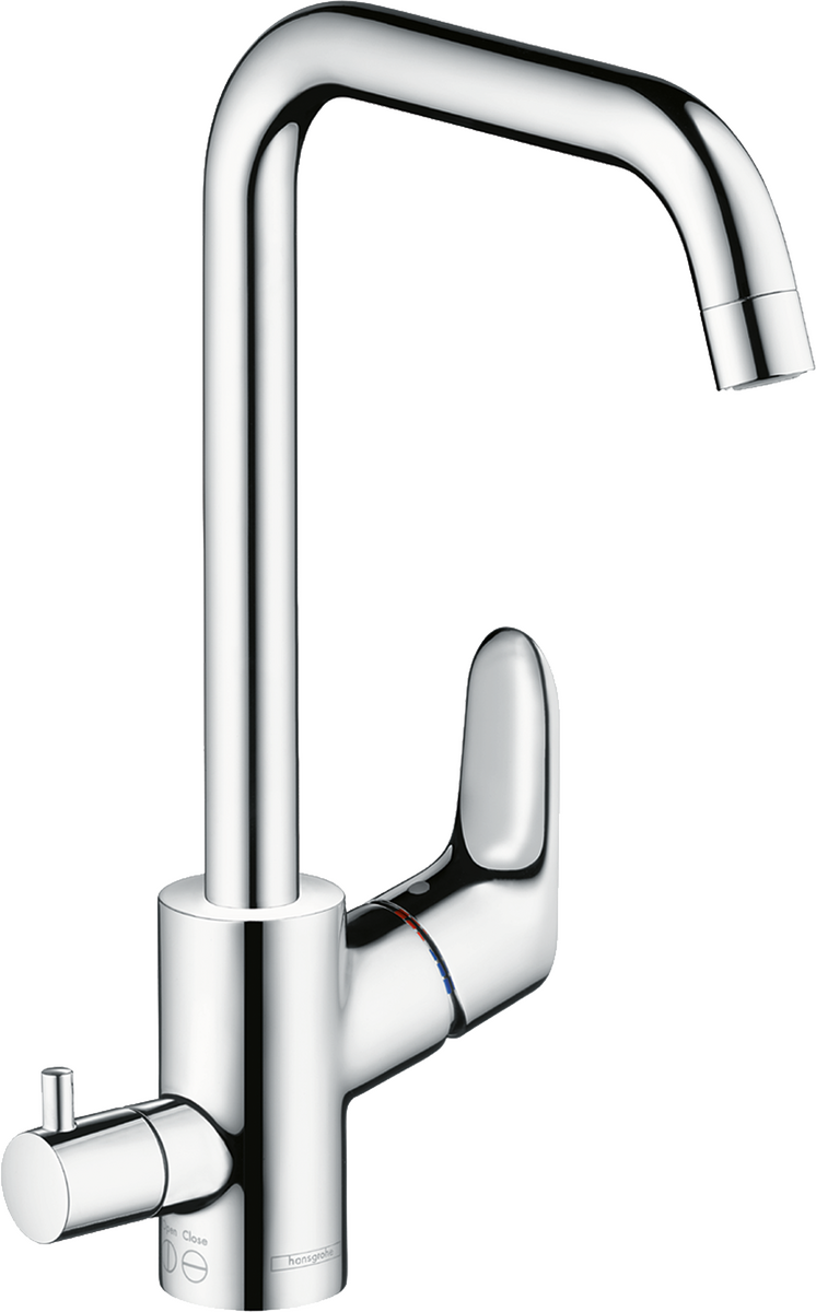 HANSGROHE Focus M41 Einhebel-Küchenmischer 260, Geräteabsperrventil, 1jet #31823000 - Chrom