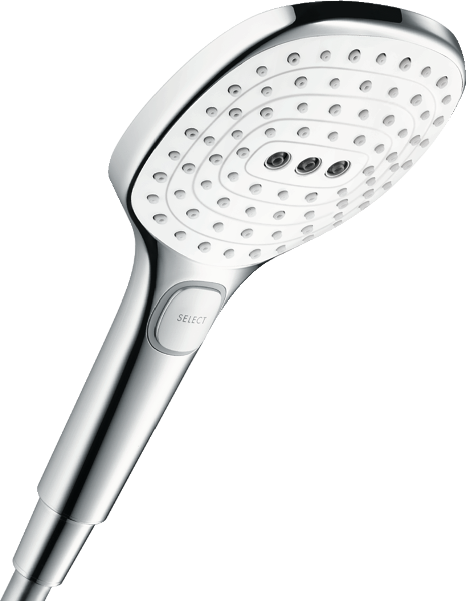 HANSGROHE Raindance Select E Handbrause 120 3jet #26520400 - Weiß/Chrom