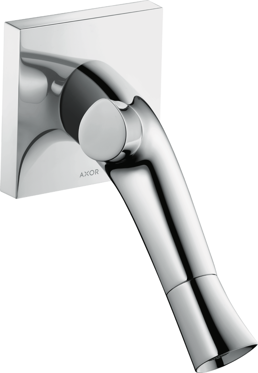 HANSGROHE AXOR Starck Organic 2-Griff Waschtischmischer Unterputz für Wandmontage mit Auslauf 187 mm #12015000 - Chrom