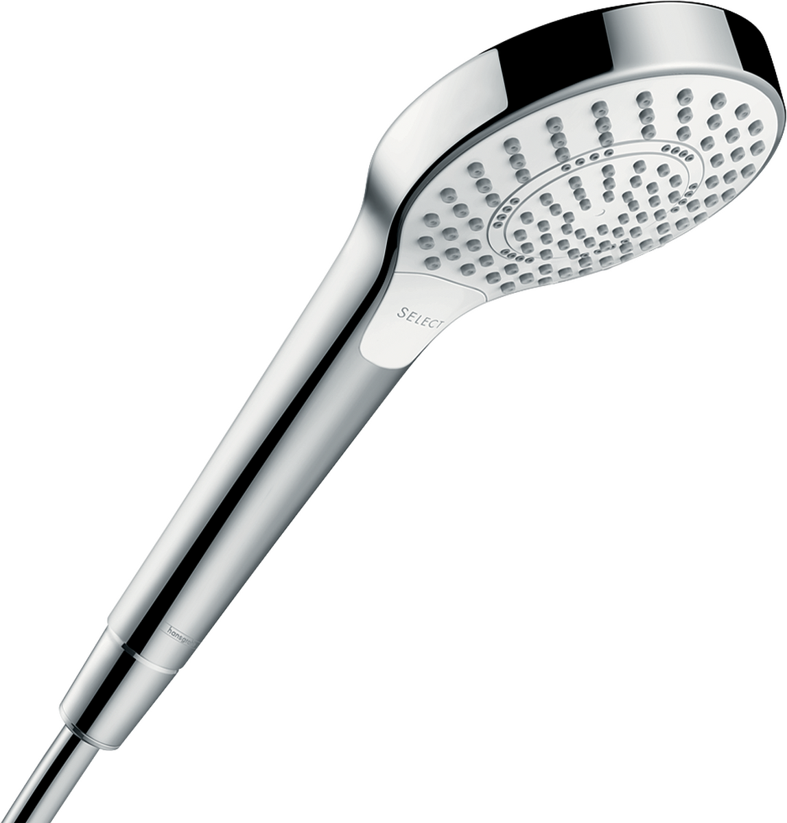 HANSGROHE Croma Select S Handbrause 110 Multi EcoSmart #26801400 - Weiß/Chrom
