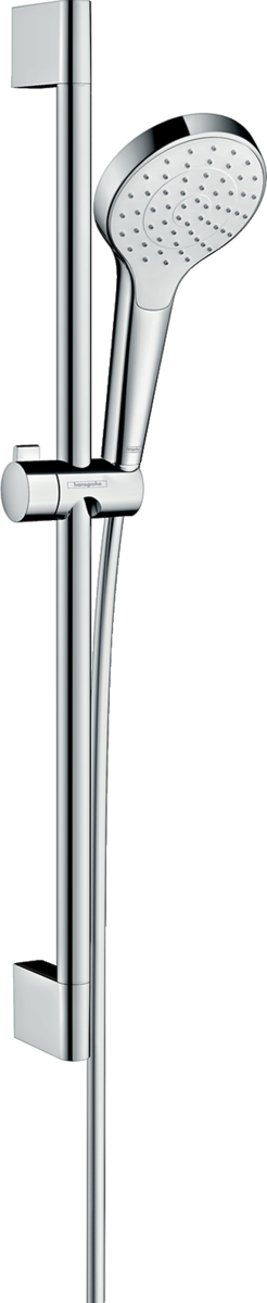 HANSGROHE Croma Select S Brauseset 110 1jet EcoSmart mit Brausestange 65 cm #26565400 - Weiß/Chrom