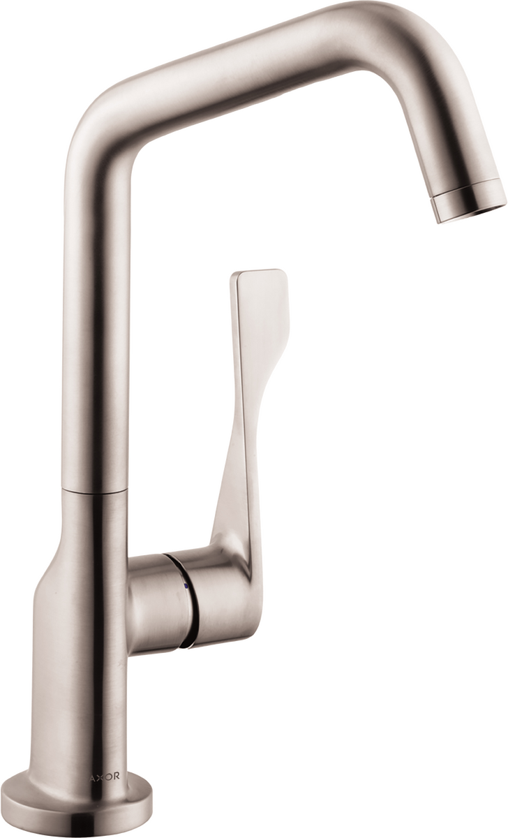 HANSGROHE AXOR Citterio Einhebel-Küchenmischer 260 mit Schwenkauslauf #39850800 - Edelstahl Finish